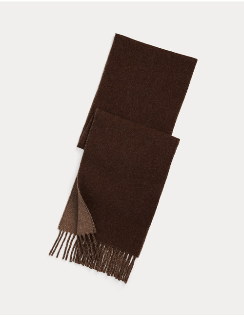 Reversible Wool-Blend Scarf