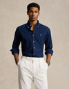 Custom fit stretch poplin Hemd