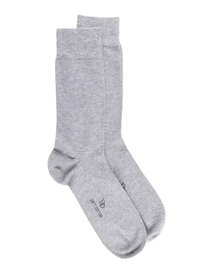 Heren Sokken Soft Cotton - Lichtgrijs
