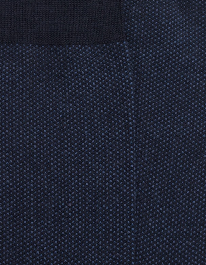 Heren Sokken Caviar van Merinowol - Blauw







