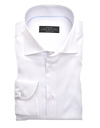 Wit strijkvrij tailored fit overhemd