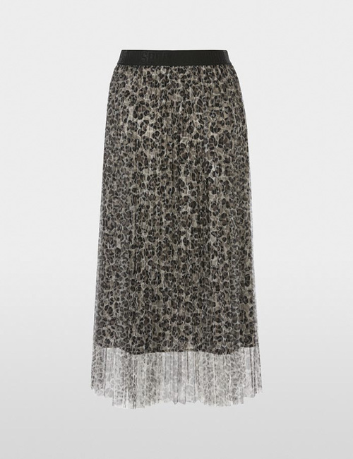 Midi rok leopard hotsell