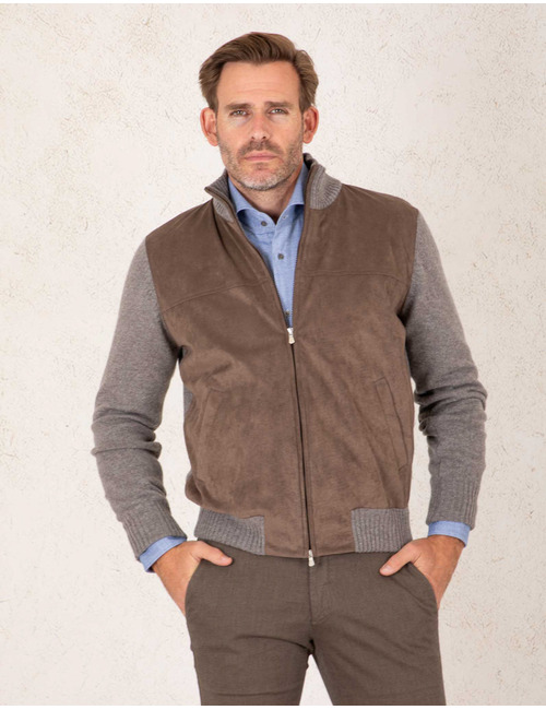 Gran Sasso cardigan bruin