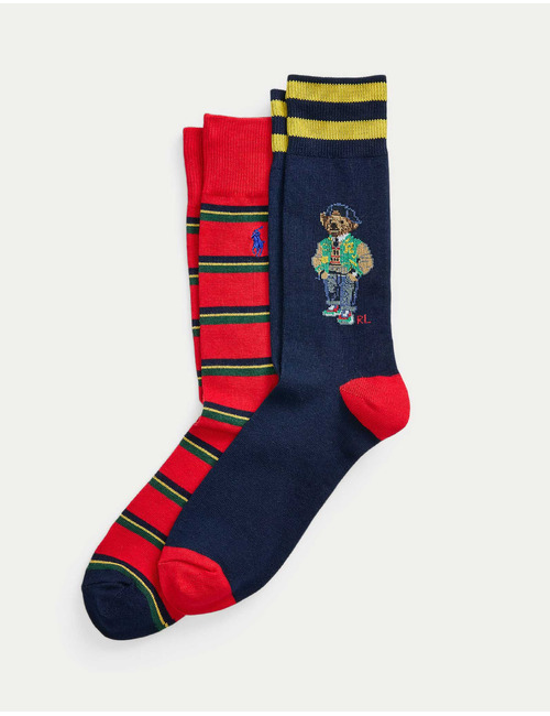 POLO BEAR TROUSER SOCK 2-PACK
