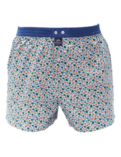 Men Boxershort Meadow flowers light blue