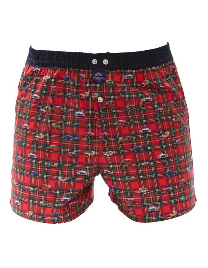 Men Boxershort McTartan Landy red