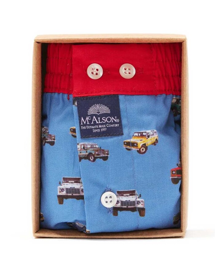Men Boxershort Landy light blue