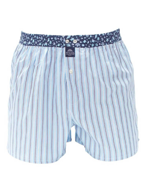 Men Boxershort Striped blue