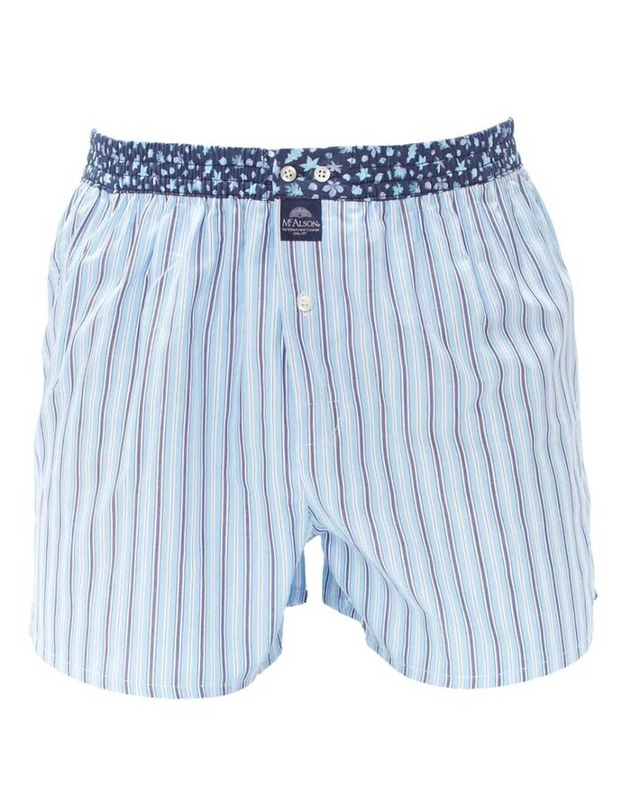 Men Boxershort Striped blue