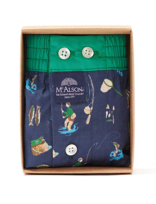 Men Boxershort Fisherman navy