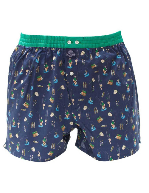 Men Boxershort Fisherman navy