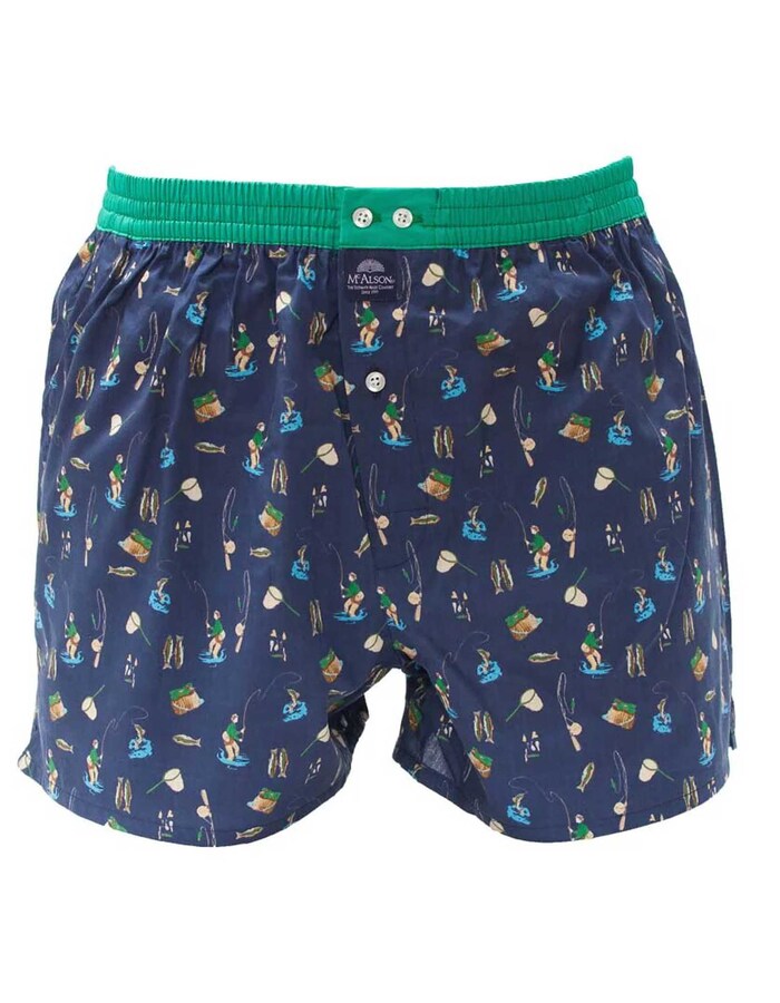 Men Boxershort Fisherman navy