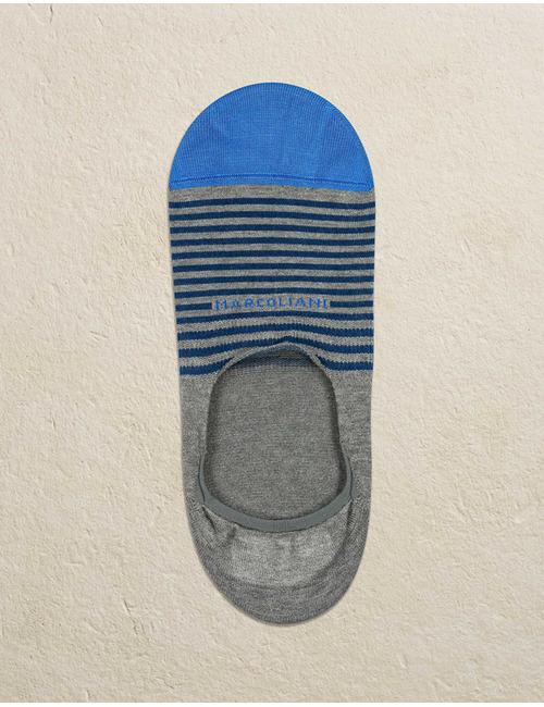 Pima Cotton INVISIBLE TOUCH Striped Flannel Grey