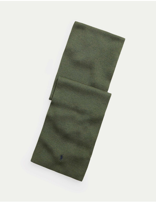 SIGNATURE PONY WOOL SCARF