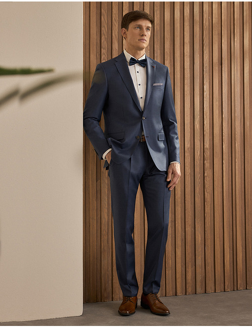 Kostuumvest Slim Fit 55009 Guabello Motion 120's Natural Stretch 