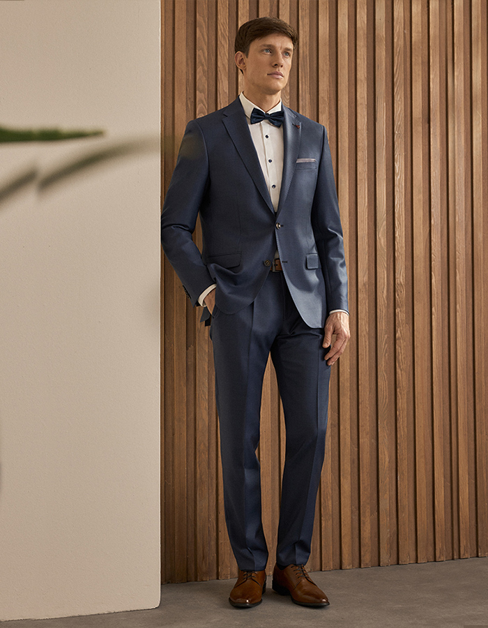Kostuumvest Slim Fit 55009 Guabello Motion 120's Natural Stretch 
