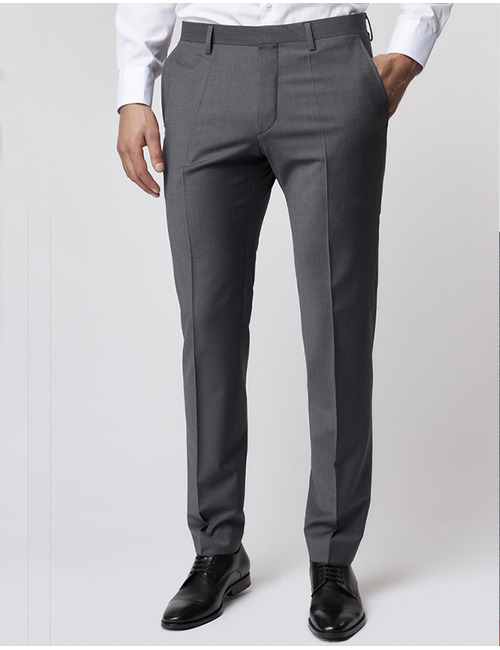 Slim Fit Kostuumbroek 5038 - Virgin Wool - Grey
