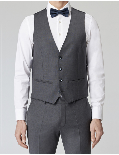Roy Robson gilet grijs
