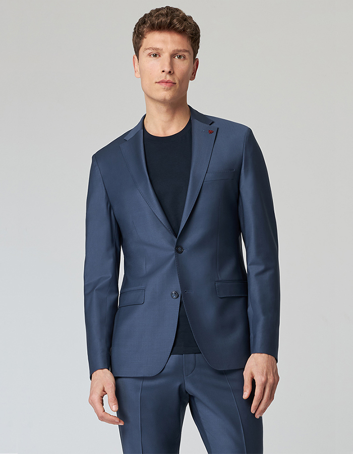 Roy Robson kostuumvest blauw