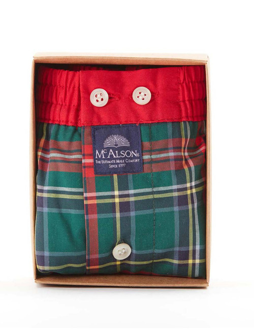 Men Boxershort McXmas gingham