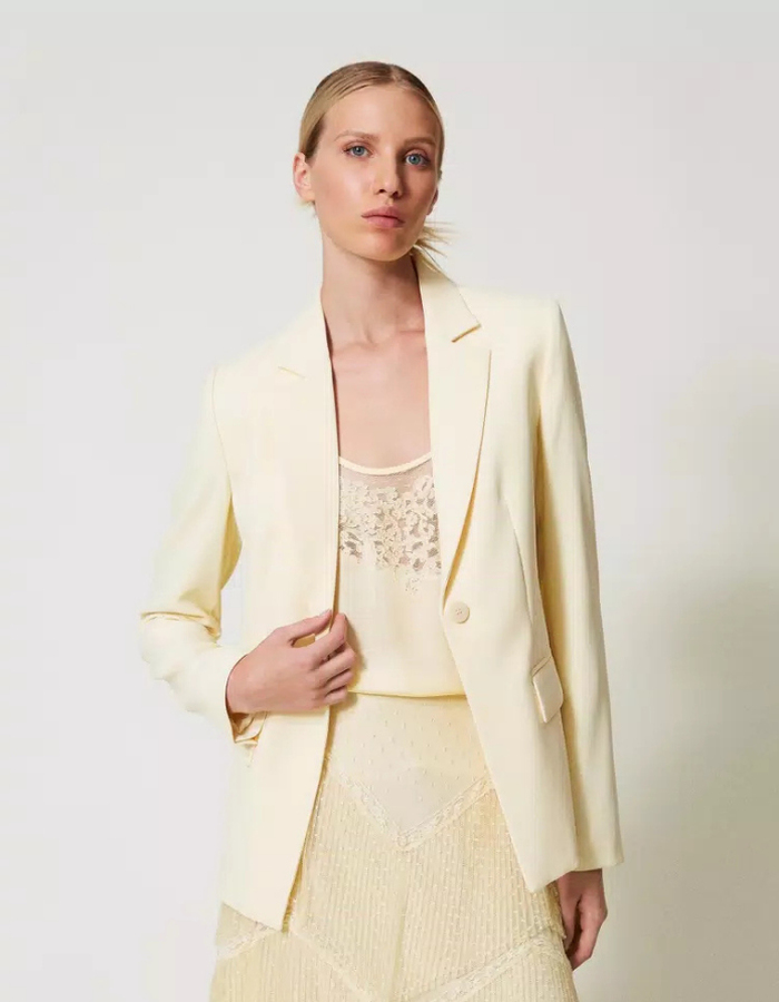 Twinset blazer ecru
