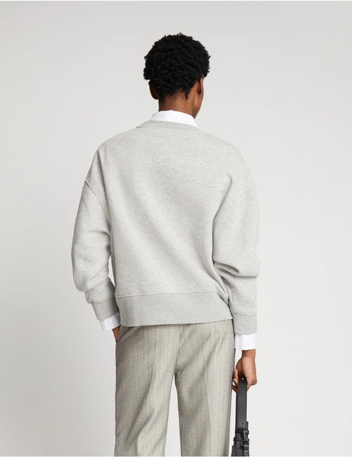 Munthe lange mouw sweater grijs