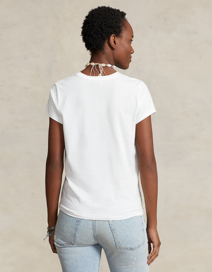 Ralph Lauren Dames t-shirt korte mouw wit