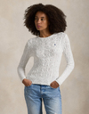 Ralph Lauren Dames lange mouw pull wit