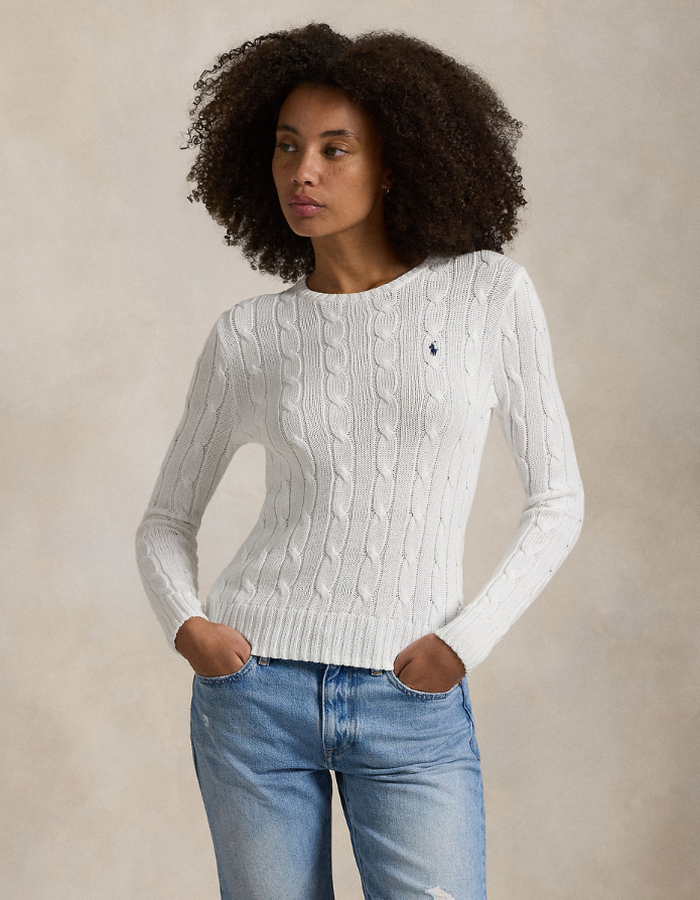 Ralph Lauren Dames lange mouw pull wit