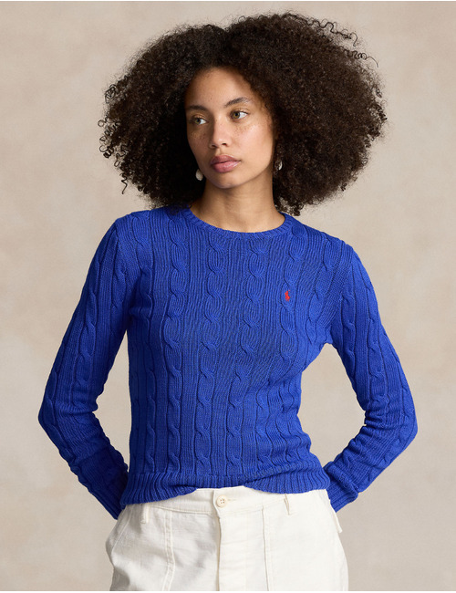 Ralph Lauren Dames lange mouw pull blauw