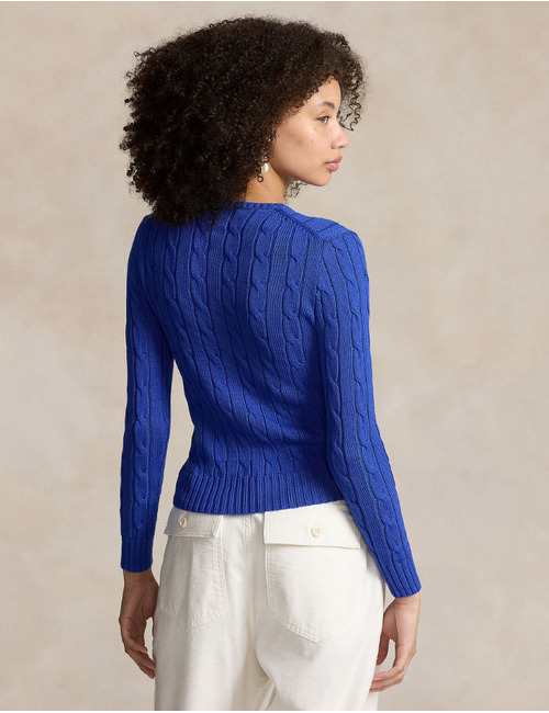 Ralph Lauren Dames lange mouw pull blauw