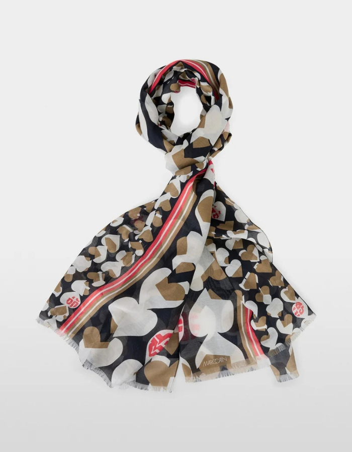 Marccain sjaals multicolor