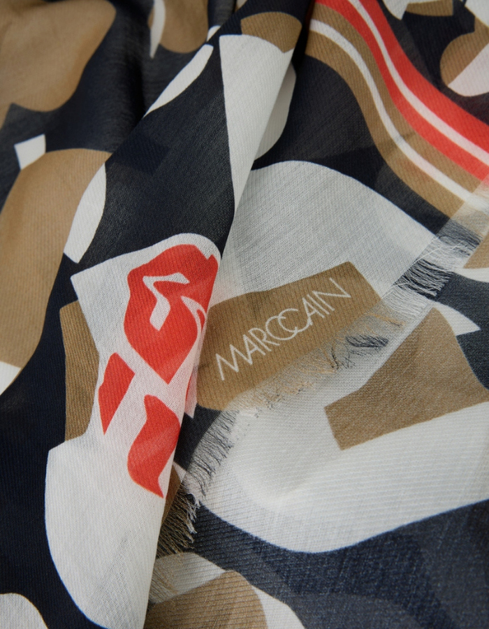 Marccain sjaals multicolor