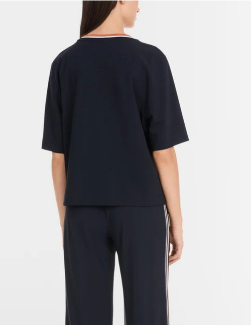 Marccain t-shirt korte mouw marine