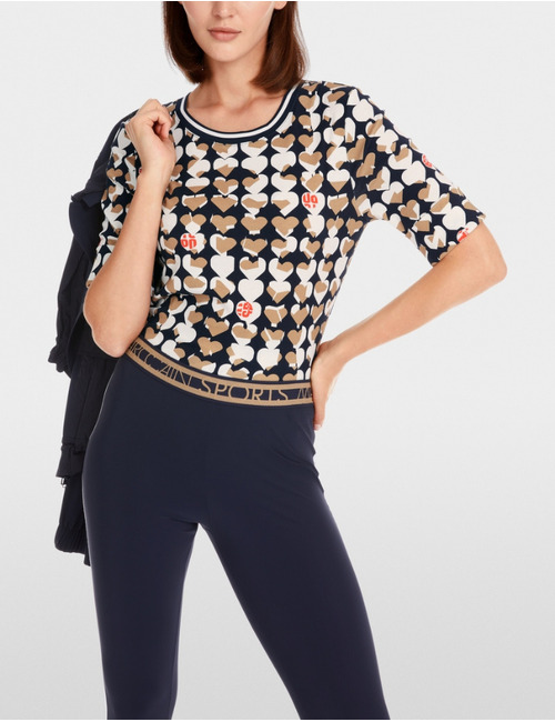 Marccain t-shirt korte mouw multicolor