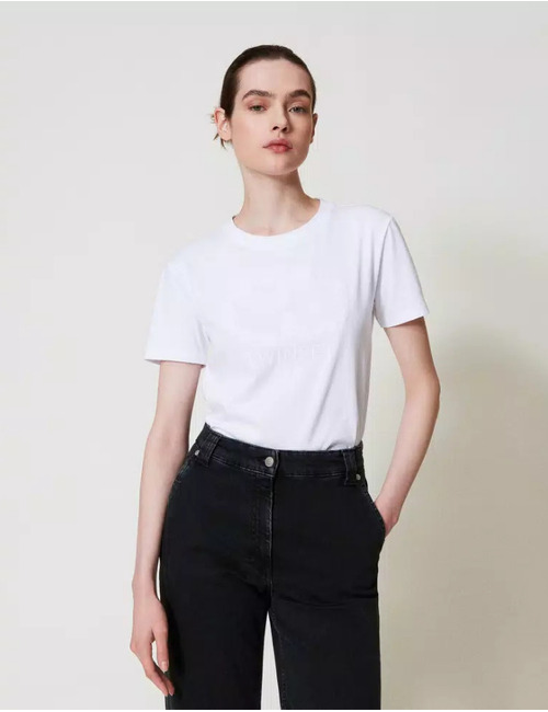 Twinset t-shirt korte mouw wit