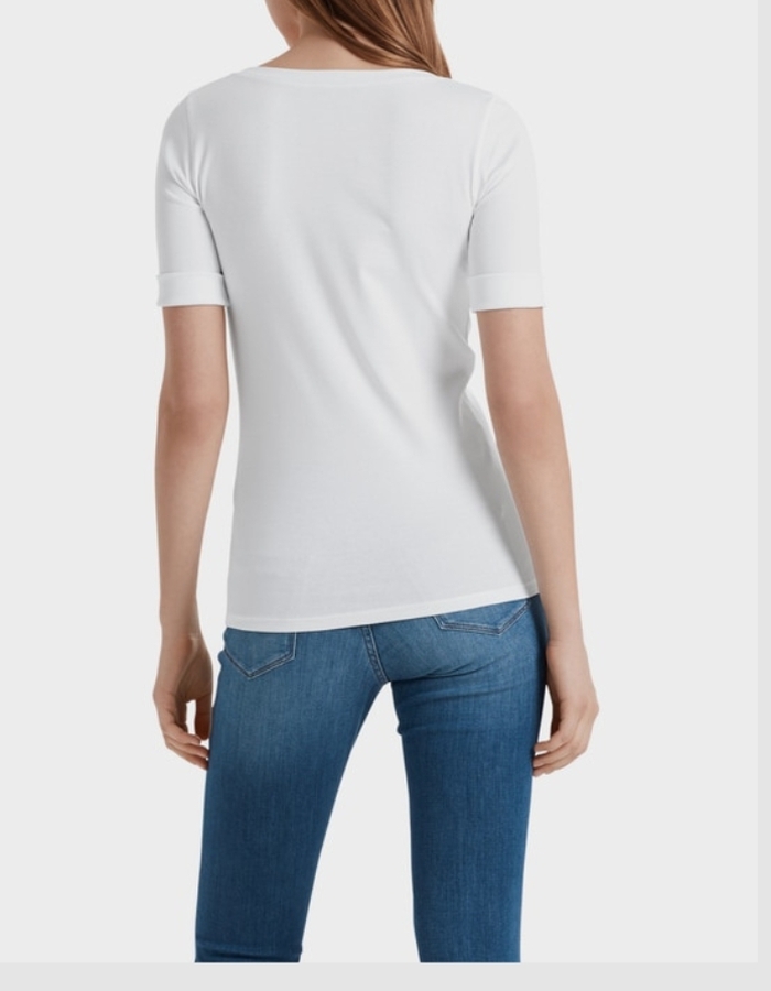 Marccain t-shirt korte mouw wit
