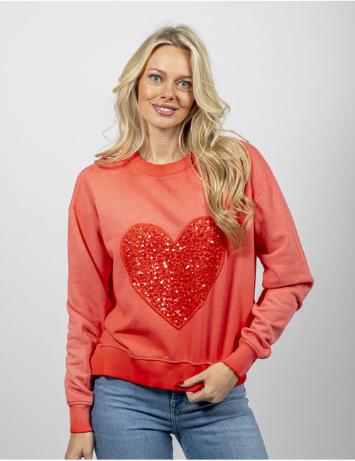 Grace lange mouw sweater roze