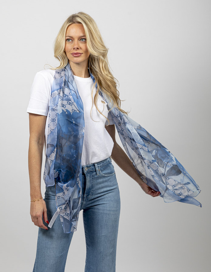 Liu Jo sjaal blauw