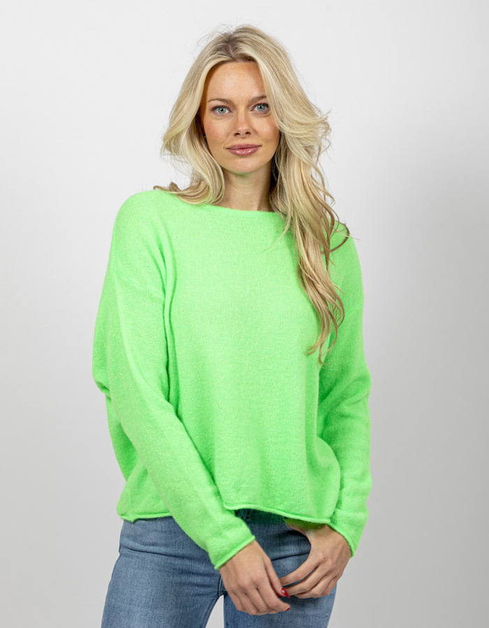Mika Elles lange mouw pull groen