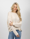 Mika Elles lange mouw pull beige