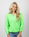 Mika Elles lange mouw pull groen