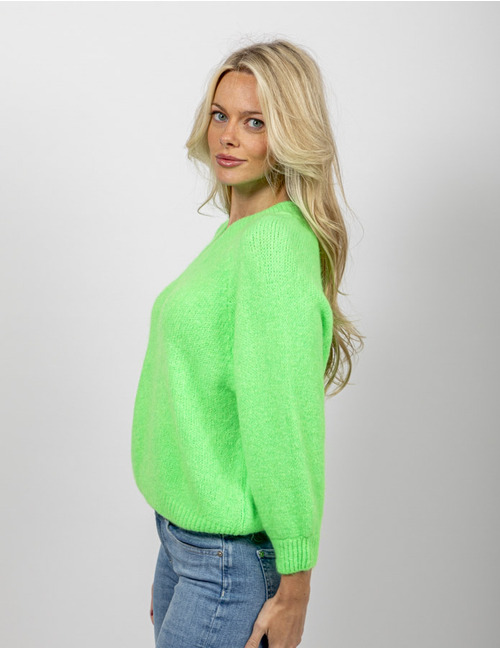 Mika Elles lange mouw pull groen