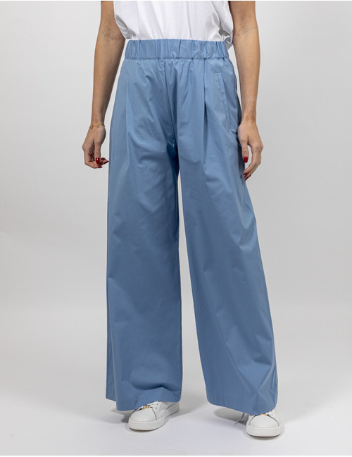 Semi Couture broek met elatische band blauw