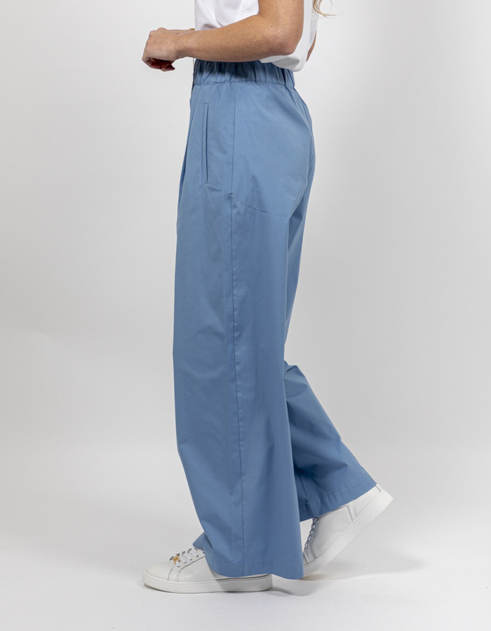 Semi Couture broek met elatische band blauw