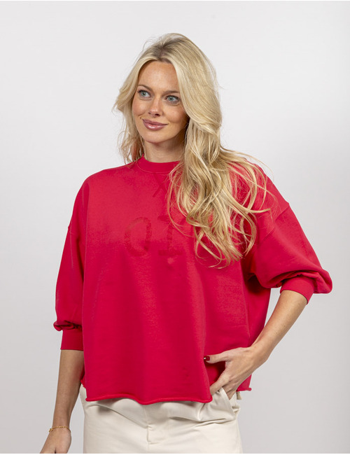Semi Couture lange mouw sweater fuschia
