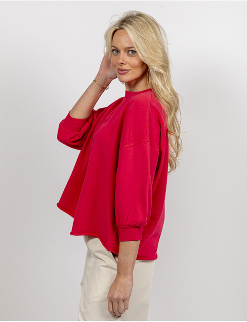 Semi Couture lange mouw sweater fuschia