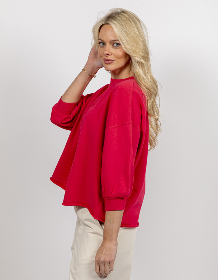 Semi Couture lange mouw sweater fuschia