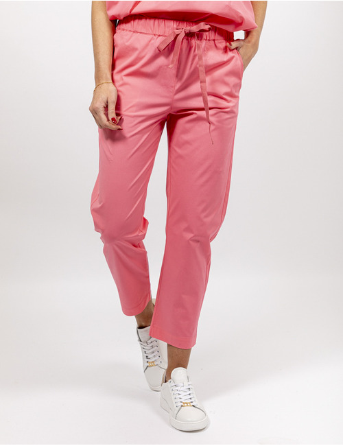 Semi Couture broek met elatische band fuschia