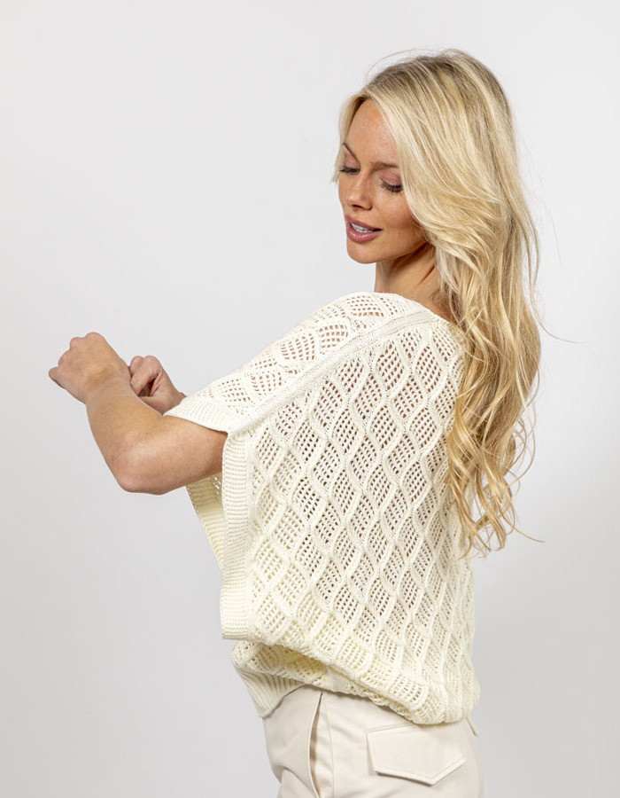 Semi Couture korte mouw pull ecru